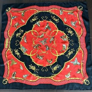 Hermes silk scarf La Cle des Champs